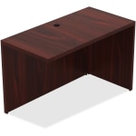 Lorell Chateau 48inW Reverse Desk Return, Mahogany