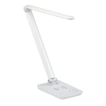 Safco Vamp LED Wireless Charging Lamp, 16-3/4inH, White