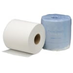 SKILCRAFT Facial Quality Toilet Paper, 100% Recycled, 500 Sheets Per Roll, Pack Of 40 Rolls (AbilityOne 8540-01-554-7678)