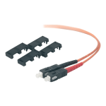 Belkin - Patch cable - SC/PC multi-mode (M) to SC/PC multi-mode (M) - 10 m - fiber optic - 62.5 / 125 micron - OM1 - orange