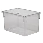 Cambro Camwear Food Boxes, 15inH x 18inW x 26inD, Clear, Set Of 3 Boxes