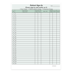 Medicaid-Compliant High-Security Perforated Laser Prescription Forms, 1/4-Sheet, 4-Up, 8-1/2in x 11in, Green, Pack Of 500 Sheets