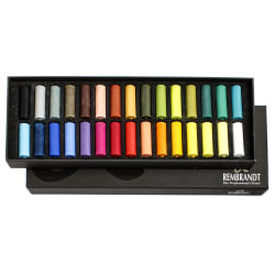 Rembrandt Soft Pastels, Full-Size, Assorted, Pack Of 2