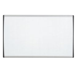 Quartet ARC Magnetic Dry-Erase Cubicle Whiteboard, 14in x 24in, Aluminum Frame With Silver Finish