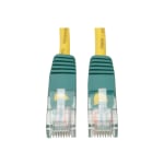 Eaton Tripp Lite Series Cat5e 350 MHz Crossover Molded (UTP) Ethernet Cable (RJ45 M/M), PoE - Yellow, 10 ft. (3.05 m) - Crossover cable - RJ-45 (M) to RJ-45 (M) - 10 ft - UTP - CAT 5e - molded, stranded - yellow