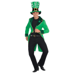 Amscan 393259 St. Patricks Day Leprechaun Tailcoat, 1/2in x 11-3/4in x 17-1/2in, Green