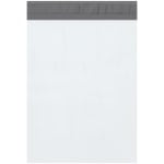 Partners Brand 10in x 13in Poly Mailers, White, Case Of 1,000 Mailers