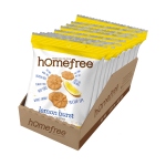 HomeFree Treats Lemon Burst Mini Cookies, 0.95 Oz, Case Of 10 Packages