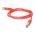 C2G 50ft Cat5e Snagless Shielded (STP) Ethernet Network Patch Cable - Red - Patch cable - RJ-45 (M) to RJ-45 (M) - 50 ft - STP - CAT 5e - molded, stranded - red