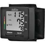 Sunbeam 16981 Wrist Blood Pressure Monitor, Black