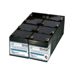 eReplacements - UPS battery (equivalent to: APC RBC43) - 1 x battery - lead acid - for P/N: SMT2200R2I-AR, SMT2200RM2UC, SMT3000R2I-AR, SMT3000RM2UC, SMT3000RMI2UC