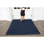 M+A Matting Brush Hog Floor Mat, 6ft x 12ft, Navy