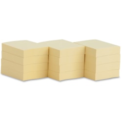 Post-it Super Sticky Notes, 3 in x 3 in, 6 Pads, 70 Sheets/Pad, 2x the Sticking Power, Canary Yellow