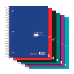 Office Depot Brand Composition Book, 7-1/2in x 9-3/4in, Wide Ruled, 100 Sheets, Black/White