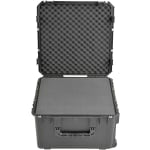 SKB Cases iSeries Protective Case With Cubed Foam And Wheels, 24in x 24in, 14in, Black