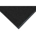 M+A Matting WaterHog Squares Classic Floor Mat, 3ft x 10ft, Charcoal