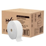 Highmark ECO JRT  2-Ply Jumbo Toilet Paper, 1250ft Per Roll, 100% Recycled, Pack Of 6 Rolls