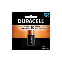 Duracell Photo 3-Volt Lithium 123 Battery, Pack of 1