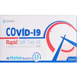 Genabio COVID-19 At Home Antigen Rapid Tests, Case Of 102 Kits