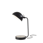 Adesso Brooks AdessoCharge Desk Lamp, 18inH, Black