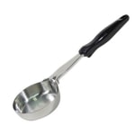 Vollrath Spoodle Solid Portion Spoon With Antimicrobial Protection, 6 Oz, Black