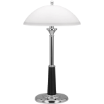 Victory Light Executive Desk Lamp, 24inH, Frosted Glass Shade/Chrome Base