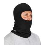 Ergodyne N-Ferno 6893Z Zippered Balaclava Face Masks, One Size, Black, Pack Of 6 Masks