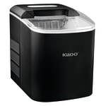 Igloo IGLICEB26BK Ice Maker, 12-7/16inH x 14-3/4inW x 9-5/8inD, Black