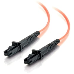 C2G-9m MTRJ-MTRJ 62.5/125 OM1 Duplex Multimode PVC Fiber Optic Cable - Orange - Fiber Optic for Network Device - MTRJ Male - MTRJ Male - 62.5/125 - Duplex Multimode - OM1 - 9m - Orange