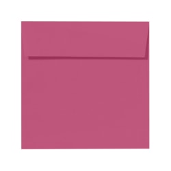 LUX Square Envelopes, 6 1/2in x 6 1/2in, Peel & Press Closure, Magenta, Pack Of 1,000