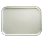 Cambro Camtray Rectangular Serving Trays, 14in x 18in, Antique Parchment, Pack Of 12 Trays