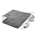 Pure Enrichment PureRelief XXL Ultra-Wide Microplush Heating Pad, 19-1/2in x 24in, Charcoal Gray