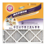 Arm & Hammer Maximum Allergen & Odor Reduction Air Filters, 24inH x 16inW x 1inD, Pack Of 4 Air Filters