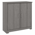 Bush Furniture Cabot Small 30inW Storage Cabinet With Doors, Modern Gray, Standard Delivery