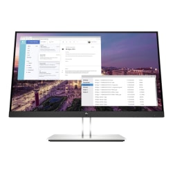 HP E23 G4 23in Class Full HD LCD Monitor - 16:9 - 23in Viewable - In-plane Switching (IPS) Technology - 1920 x 1080 - 250 Nit - 5 ms - HDMI - VGA - DisplayPort - USB Hub