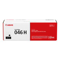 Canon 046H High-Yield Black Toner Cartridge, 1254C001