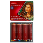 Derwent Pastel Pencil Set, Assorted Colors, Set Of 24 Pencils