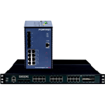 Fortinet FortiSwitch Ethernet Switch - 8 Ports - Manageable - Gigabit Ethernet - 10/100/1000Base-T, 1000Base-SX/LX, 1000Base-ZX - 3 Layer Supported - Modular - 4 SFP Slots - Optical Fiber, Twisted Pair - DIN Rail Mountable, Wall Mountable