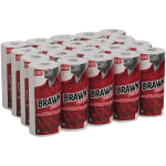 Brawny Professional D400 2-Ply Paper Towels, 84 Sheets Per Roll, Pack Of 20 Rolls