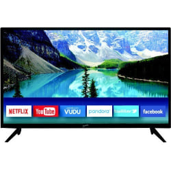 Supersonic SC-3216STV 32in Smart LED-LCD TV - HDTV - Black - Direct LED Backlight - Netflix, YouTube, VUDU, Pandora, AccuWeather - 1366 x 768 Resolution