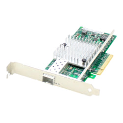 AddOn Intel E10G41BFLR Comparable 10Gbs Single SFP+ Port 10km Network Interface Card with 10GBase-LR SFP+ Transceiver - 100% compatible and guaranteed to work