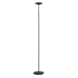 Koncept Royyo LED Floor Lamp, 45-1/2inH, Matte Black Body/Matte Black Base Plate