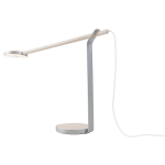 Koncept Gravy LED Desk Lamp, 13-3/8inH, Silver/Maple