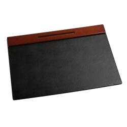 Rolodex Wood Tones Desk Pad, 19in x 24in, Mahogany