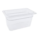 Cambro 1/4 Size Camwear Food Pan 6in x 7in x 11in, Clear