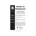 ComplyRight State Specialty Poster, Notice To Employees State Contracts, English, Rhode Island, 11in x 17in