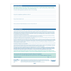 ComplyRight State-Specific Job Applications, Delaware, 8-1/2in x 11in, White, Pack Of 50