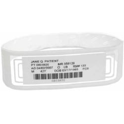 Advantus Colored Vinyl Wristbands - 100 / Pack - 0in Height x 0.6in Width x 9.8in Length - Purple - Vinyl