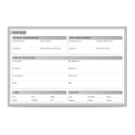 Ghent Healthcare/Time Out Magnetic Dry-Erase Whiteboard, 24in x 36in, Aluminum Frame With Silver Finish