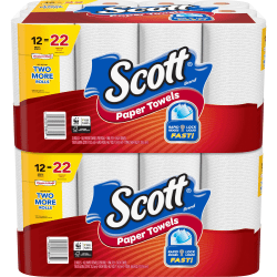 LoCor Hardwound 1-Ply Paper Towels, 850ft Per Roll, Pack Of 6 Rolls